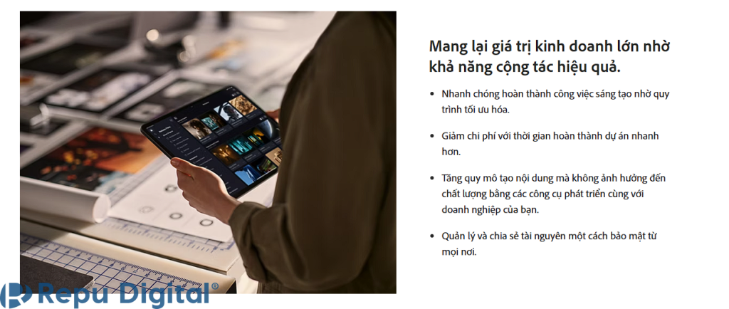 Mua Frame.io tiết kiệm-07. Kinh doanh phát triển nhờ cộng tác hiệu quả hơn